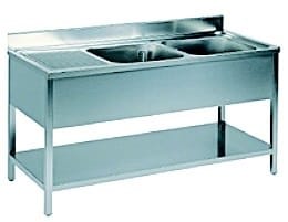 Spültisch, 3SP157ABTT, 2 Korito DESNO