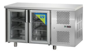 Hladilna miza, KT 02 MID PV, 2T steklo