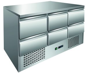Hladilna miza, SL 03 NX, 6 predalov