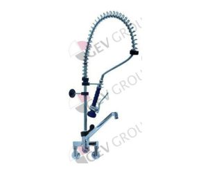 Mešalna baterija z visokim tušem